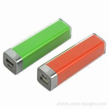 2,600mAh Mini Portable Power Bank for Smartphones